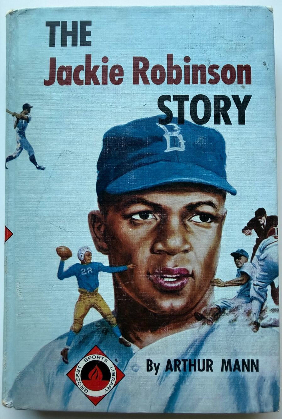 Clean 1963 The Jackie Robinson Story Hardback Book Brooklyn Dodgers, Arthur Mann